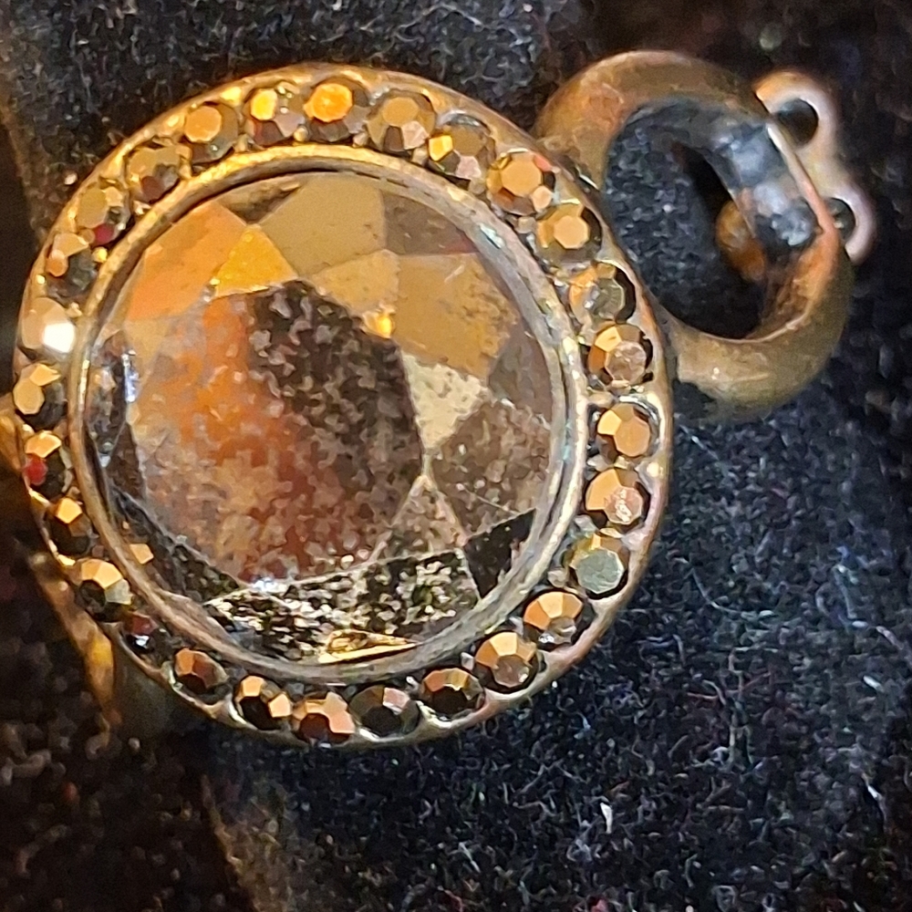 Paparazzi Brass Tone Halo Stretch Ring